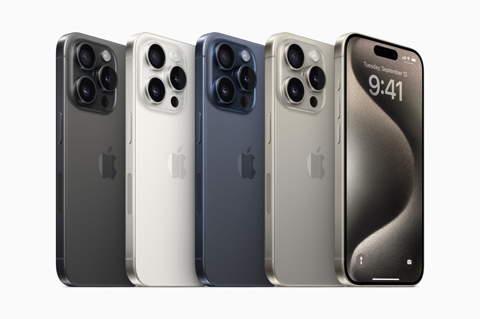 Apple iPhone 15 Pro lineup